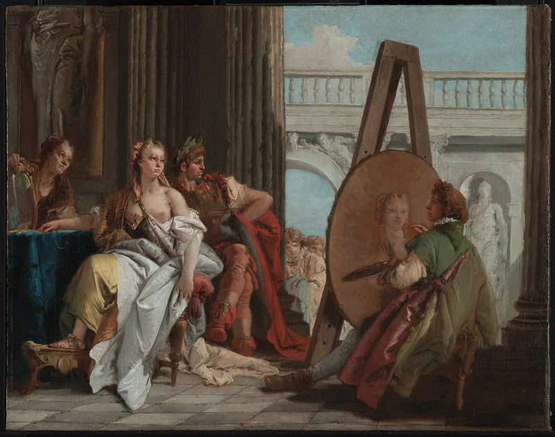 Alexandre et Campaspe bei dem Maler Apelles