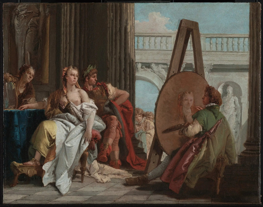 Alexandre et Campaspe bei dem Maler Apelles