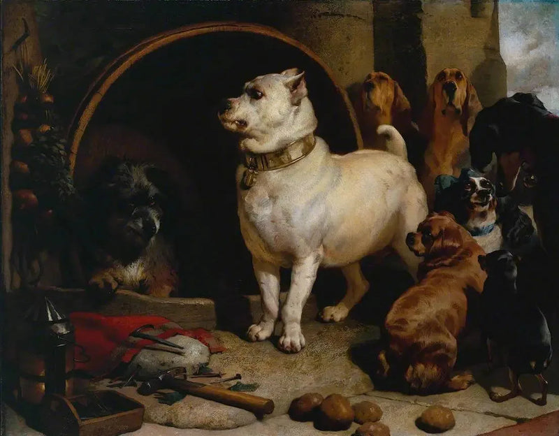 Alexandre und Diogène - Edwin Henry Landseer