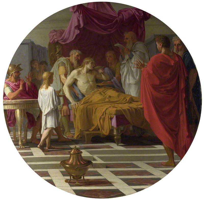 Alexandre und sein Arzt - Eustache Le Sueur