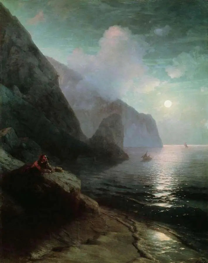 Alexandre Pouchkine in der Krim - Ivan Aïvazovski