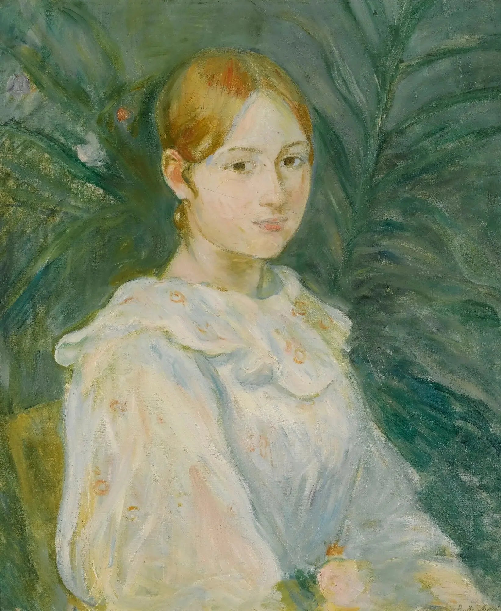 Alice Gamby en buste - Berthe Morisot image 1 tableau peint à l’huile sur toile