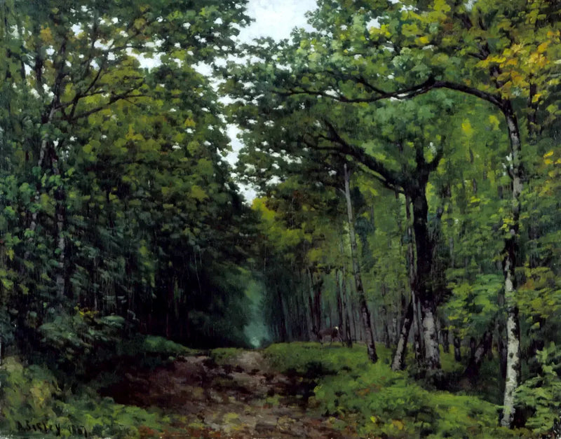 Kastanienallee bei La Celle Saint-Cloud - Alfred Sisley
