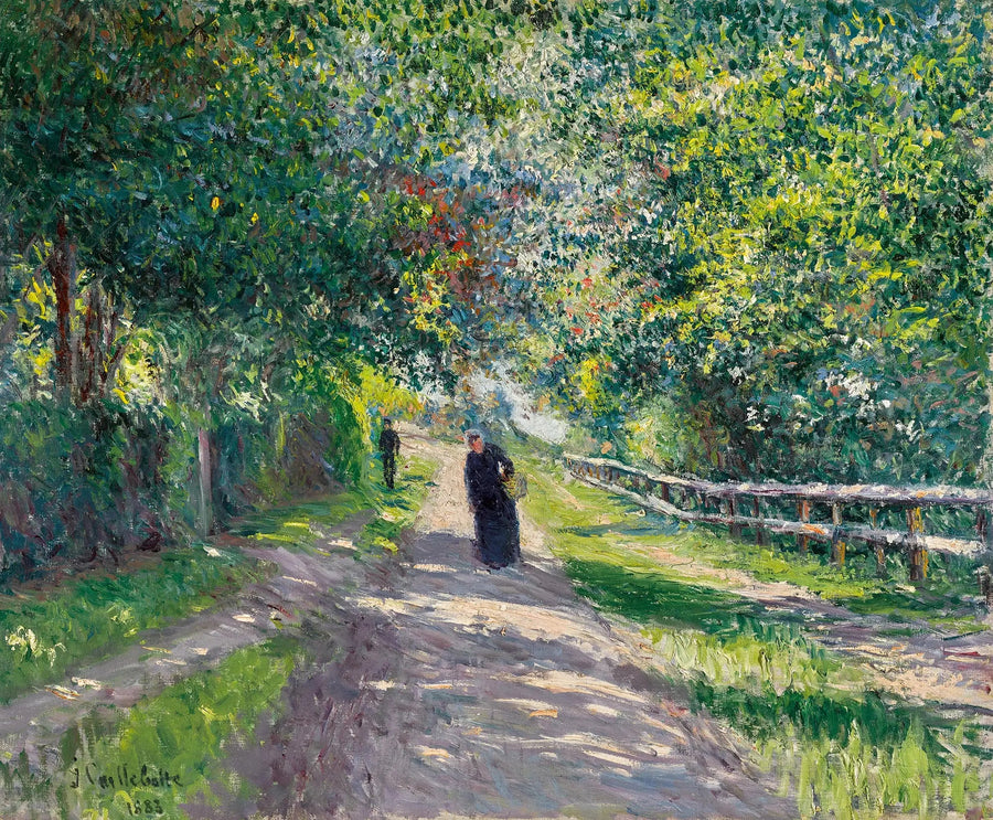 Allee der Villa der Blumen in Trouville - Gustave Caillebotte