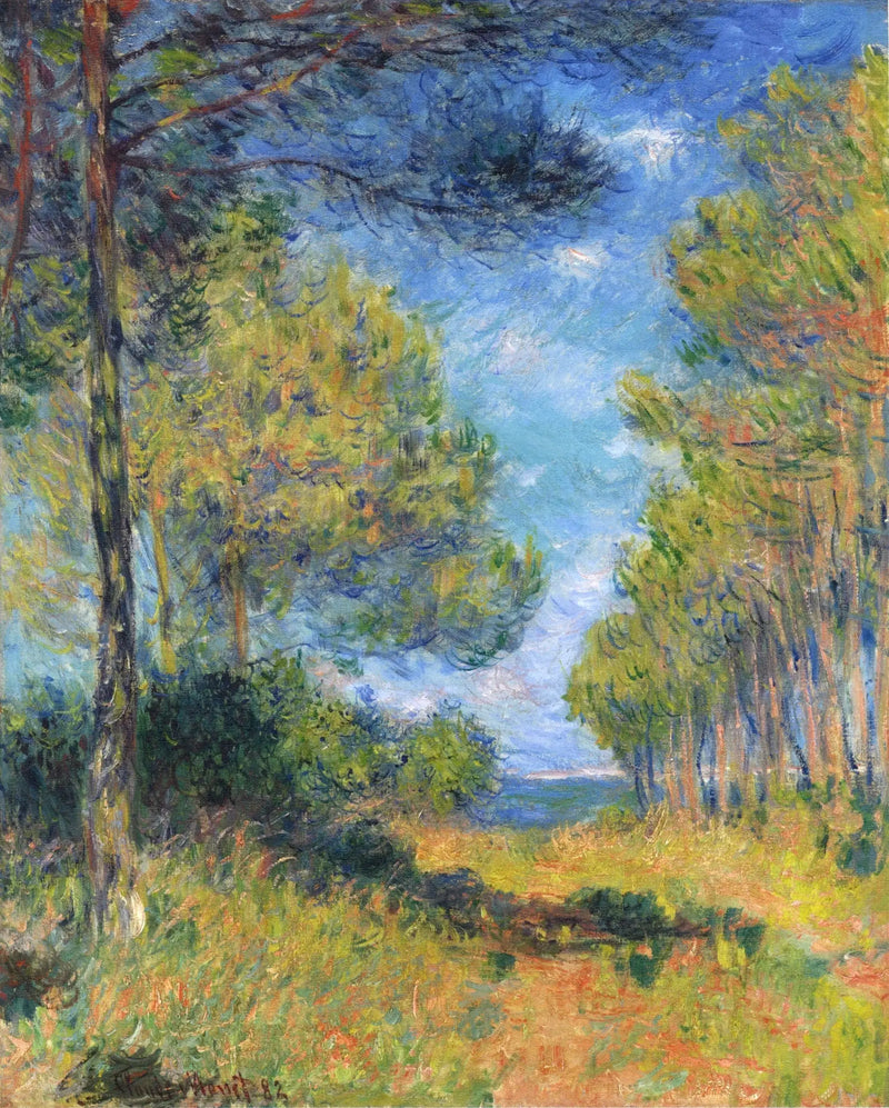 Tannenallee in Varengeville - Claude Monet