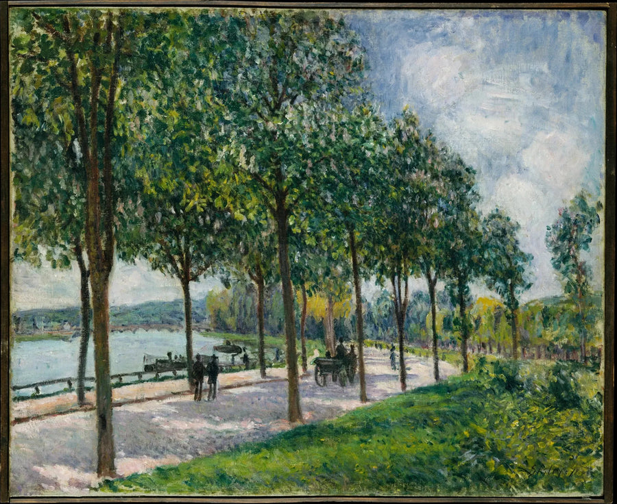 Kastanienallee - Alfred Sisley