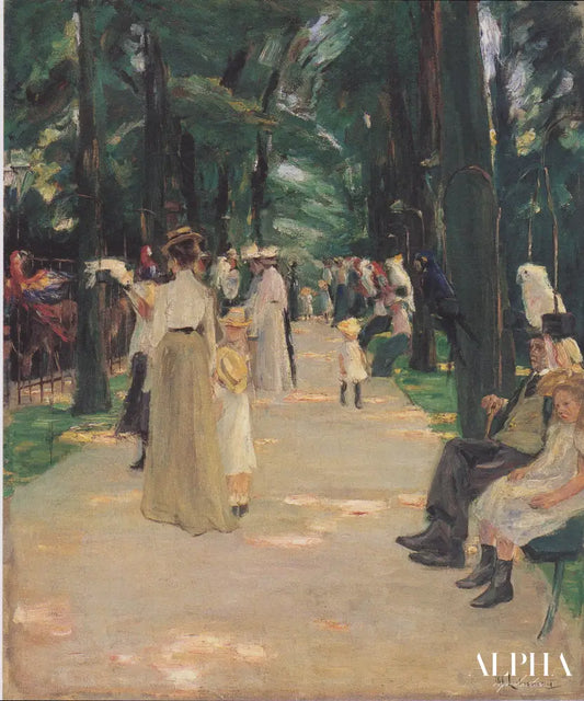 Allée des perroquets - Max Liebermann - Reproductions de tableaux et peintures haut de gamme