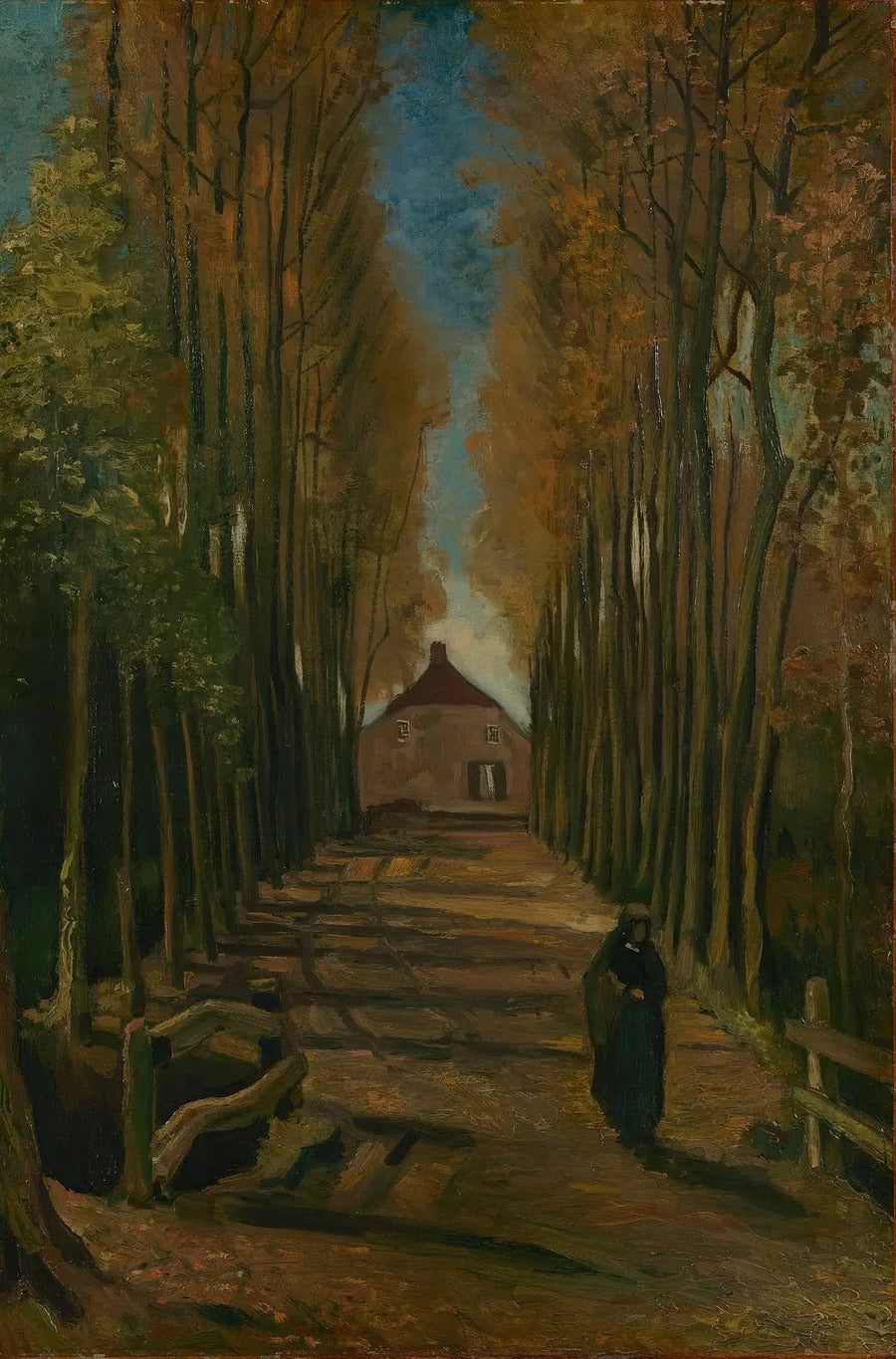 Pappelallee im Herbst - Vincent van Gogh