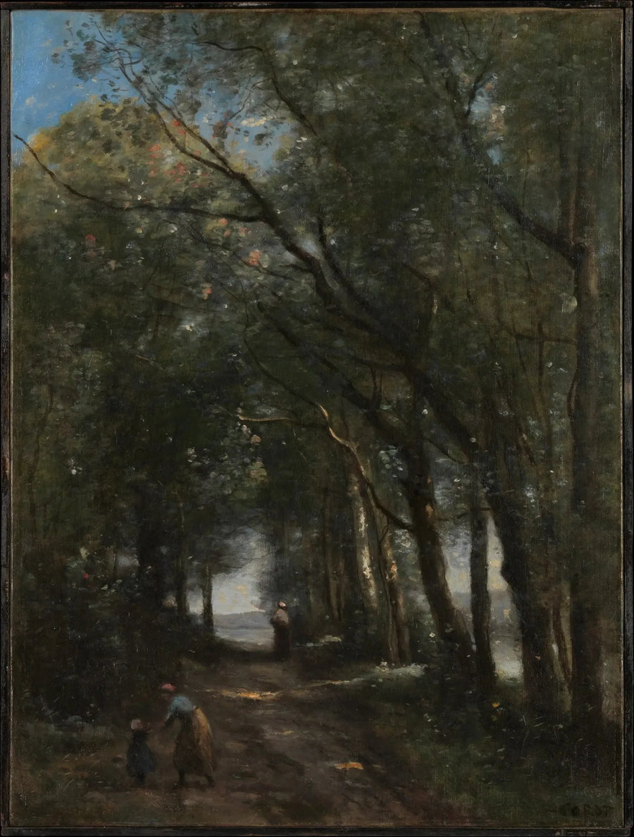 Allee unter den Bäumen - Jean-Baptiste Camille Corot