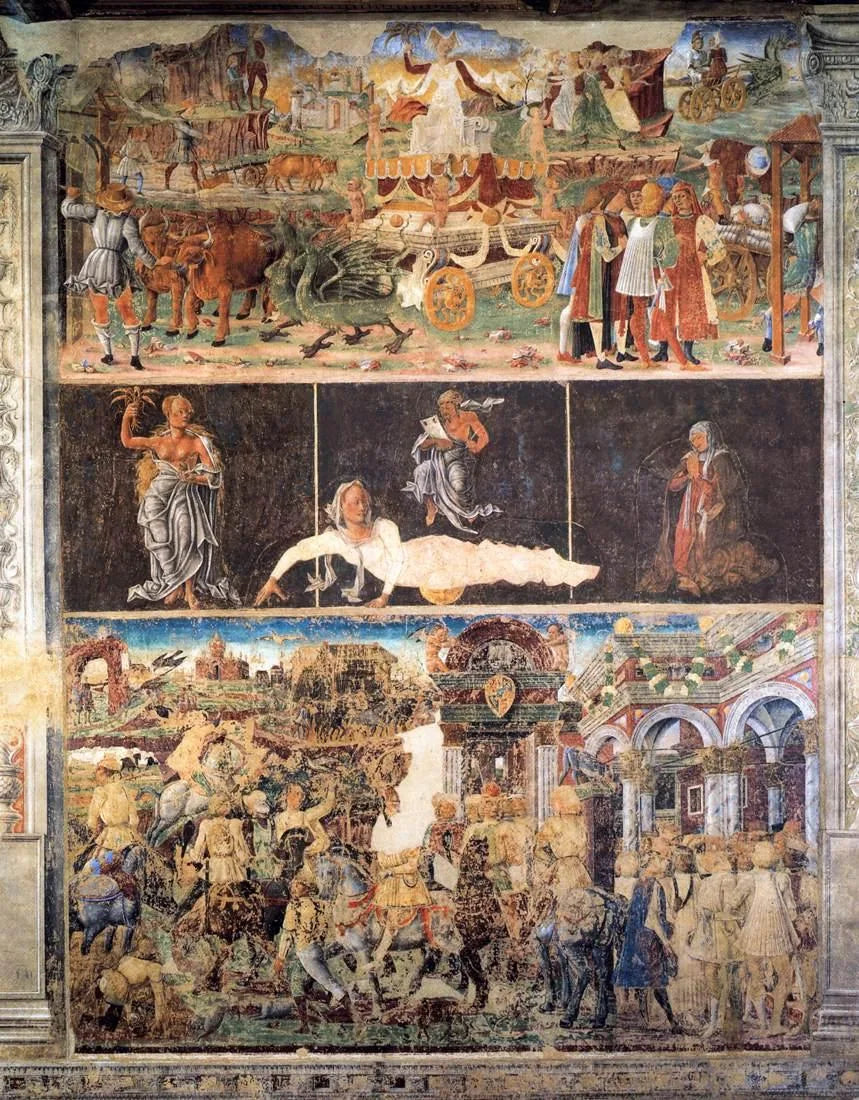 Allegorie des Augusts: Der Triumph der Ceres - Cosmé Tura