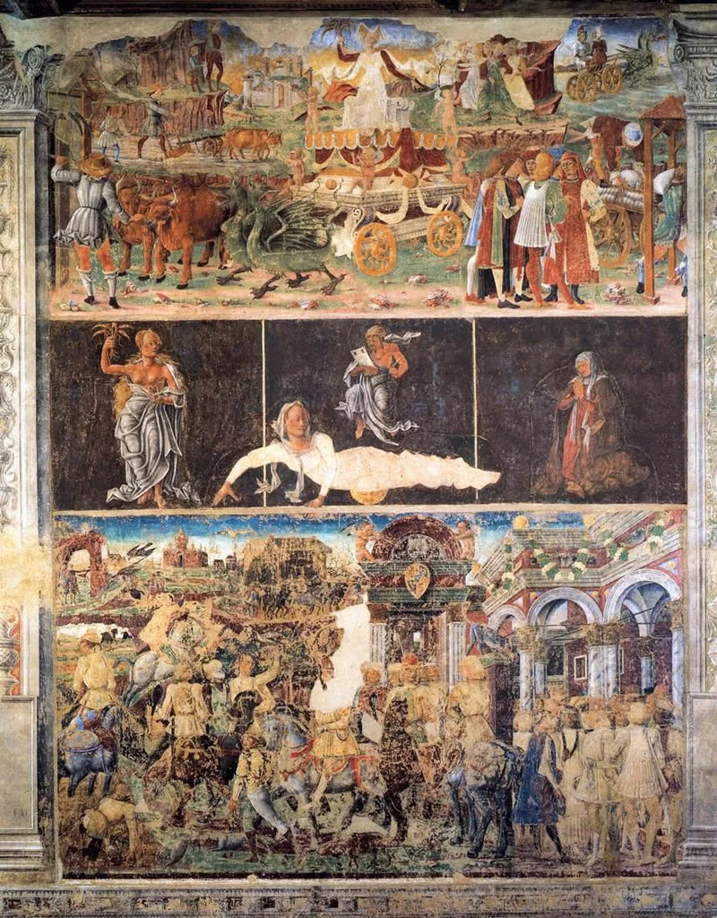 Allegorie des Augusts: Der Triumph der Ceres - Cosmé Tura