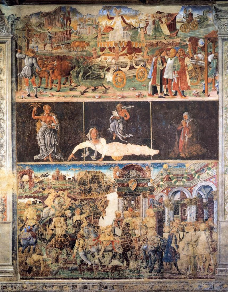 Allegorie des Augusts: Der Triumph der Ceres - Cosmé Tura