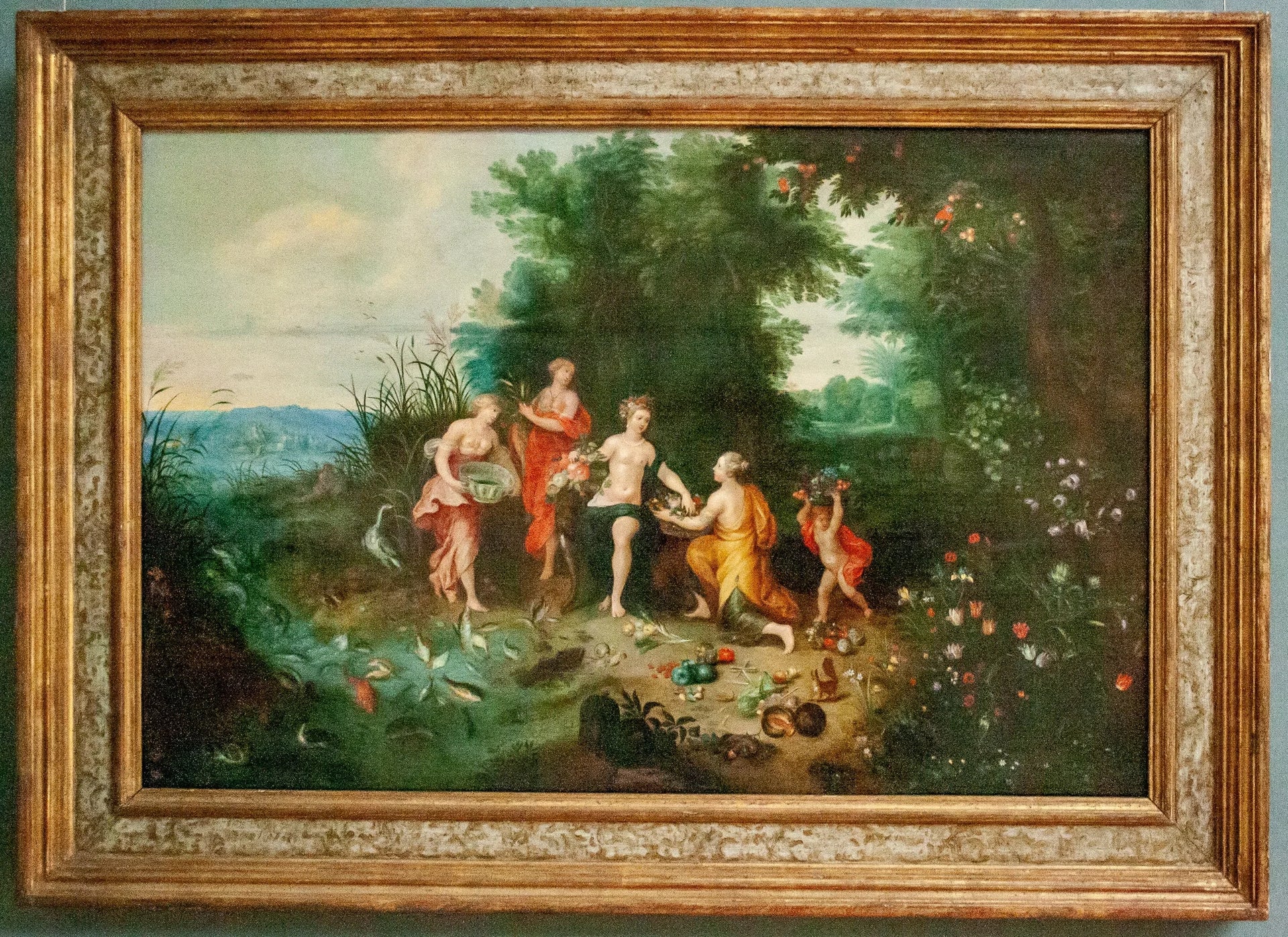 Allégorie de l'abondance - Jan Brueghel le Jeune image 1 tableau peint à l’huile sur toile