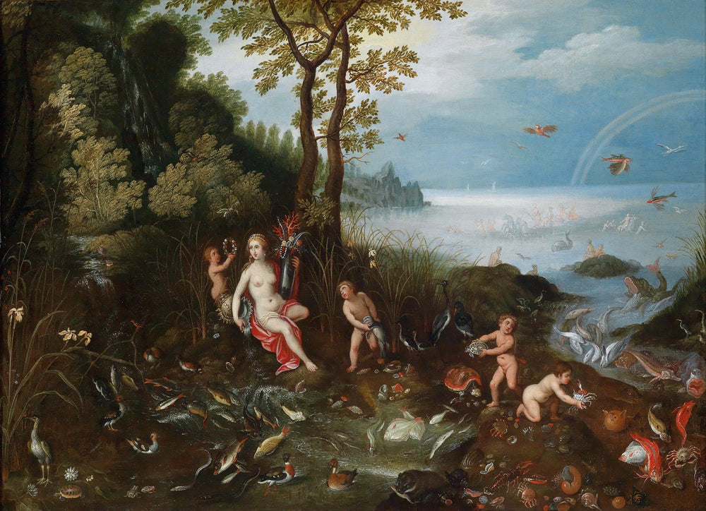 Allégorie de l'eau - Jan Brueghel le Jeune image 1 reproduction d’œuvre d’art à l’huile