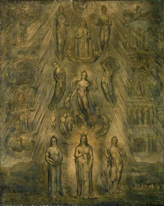 Allegorie des geistigen Zustands des Menschen - William Blake