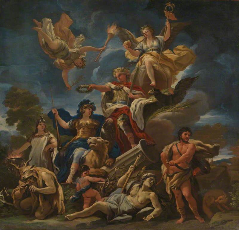 Allegorie der Kraft - Luca Giordano