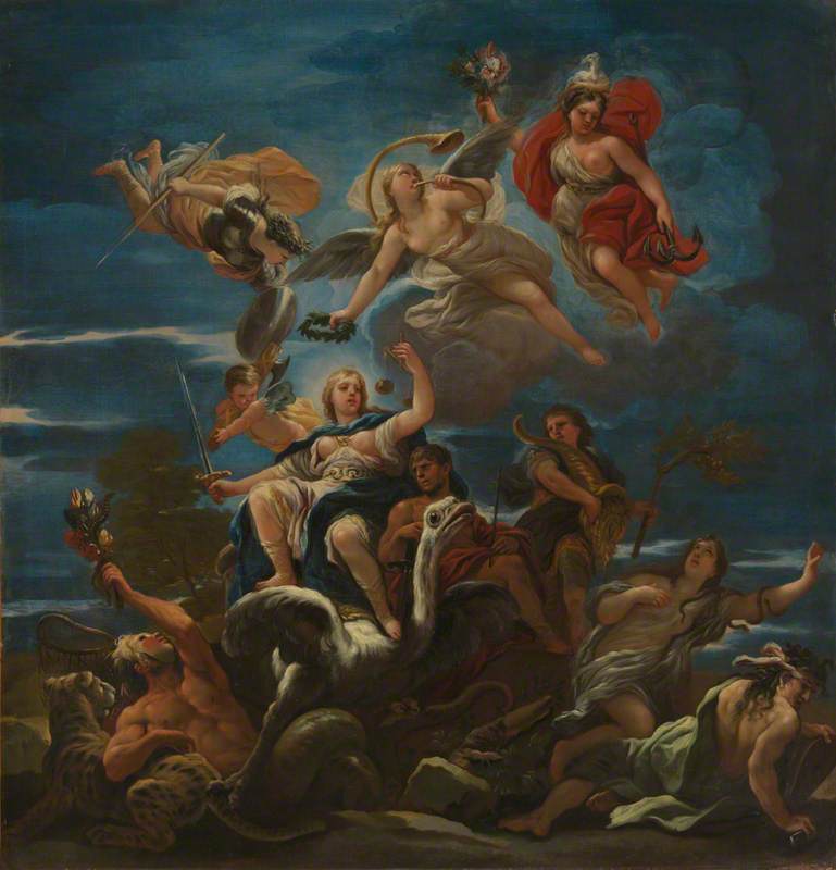 Allegorie der Gerechtigkeit - Luca Giordano