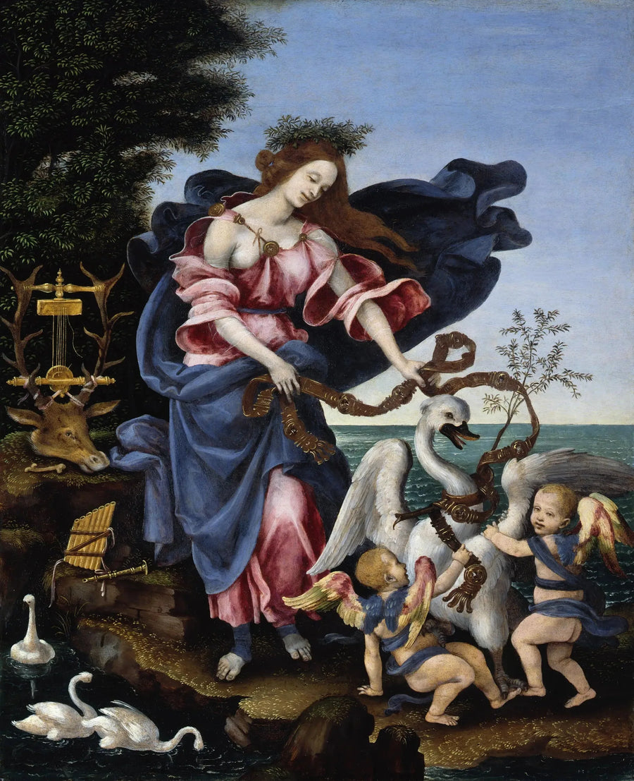 Allegorie der Musik (Erato) - Filippino Lippi