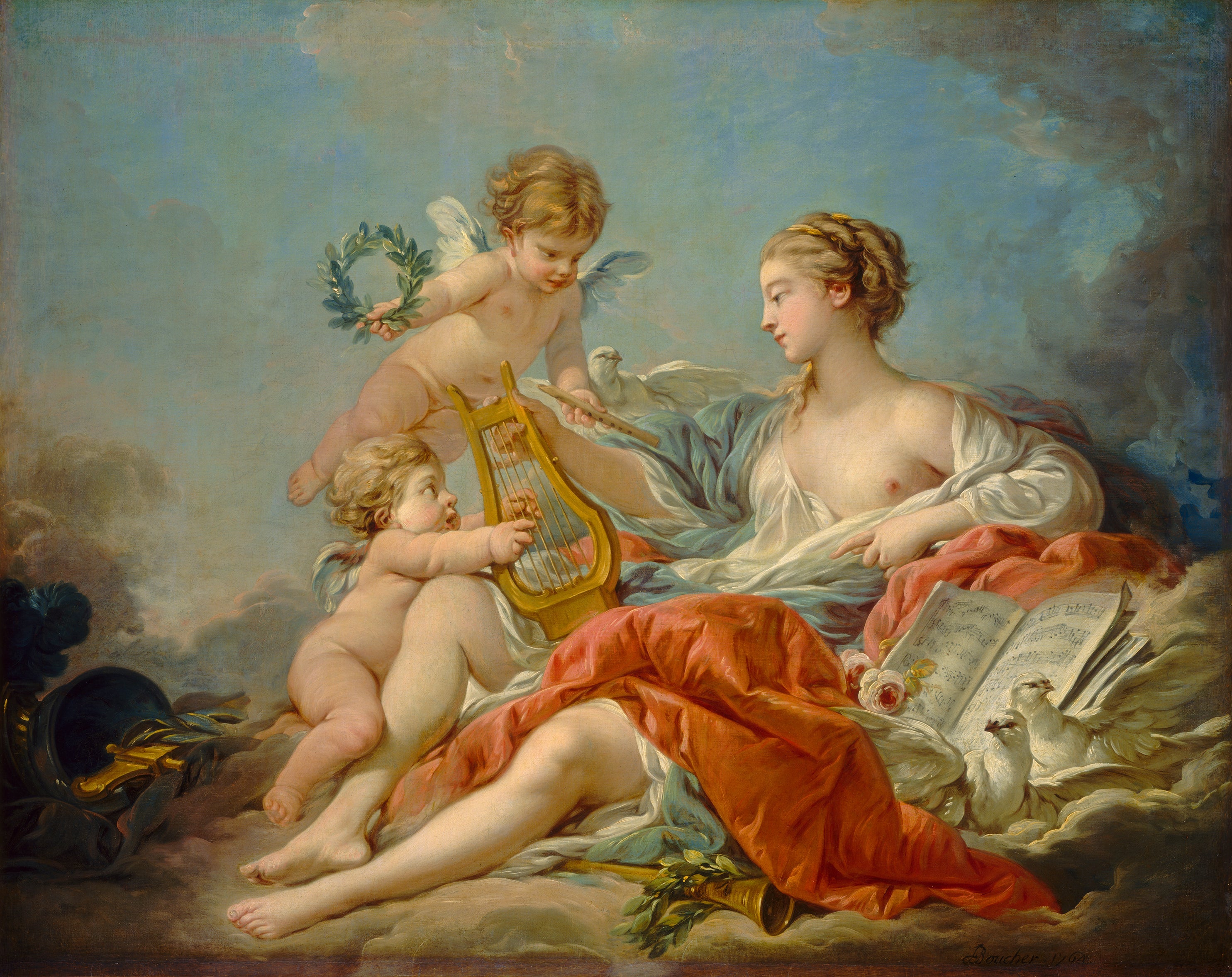 Allegorie der Musik - François Boucher