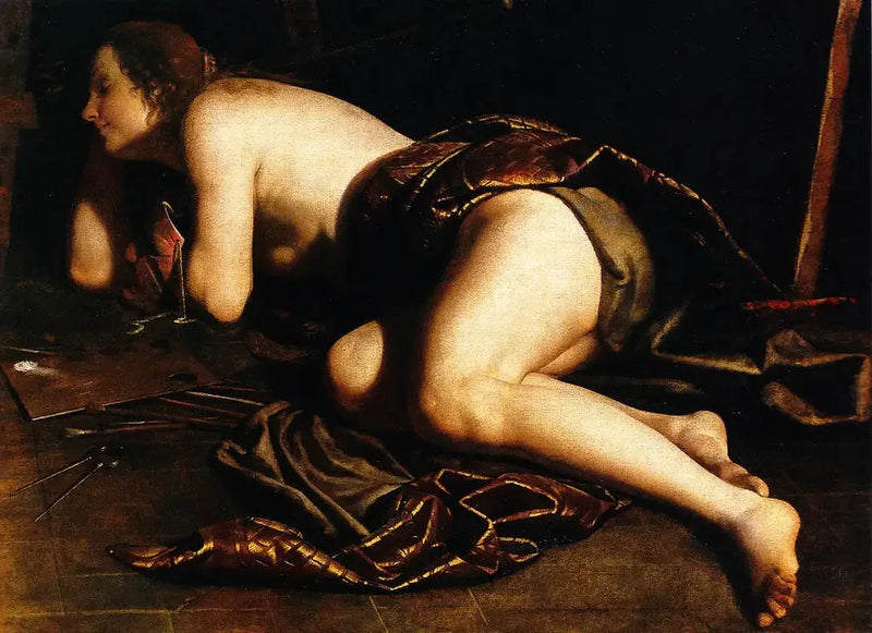 Allegorie der Malerei - Artemisia Gentileschi
