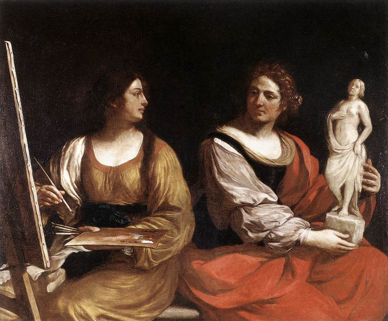 Allegorie der Malerei und Bildhauerei - Guercino