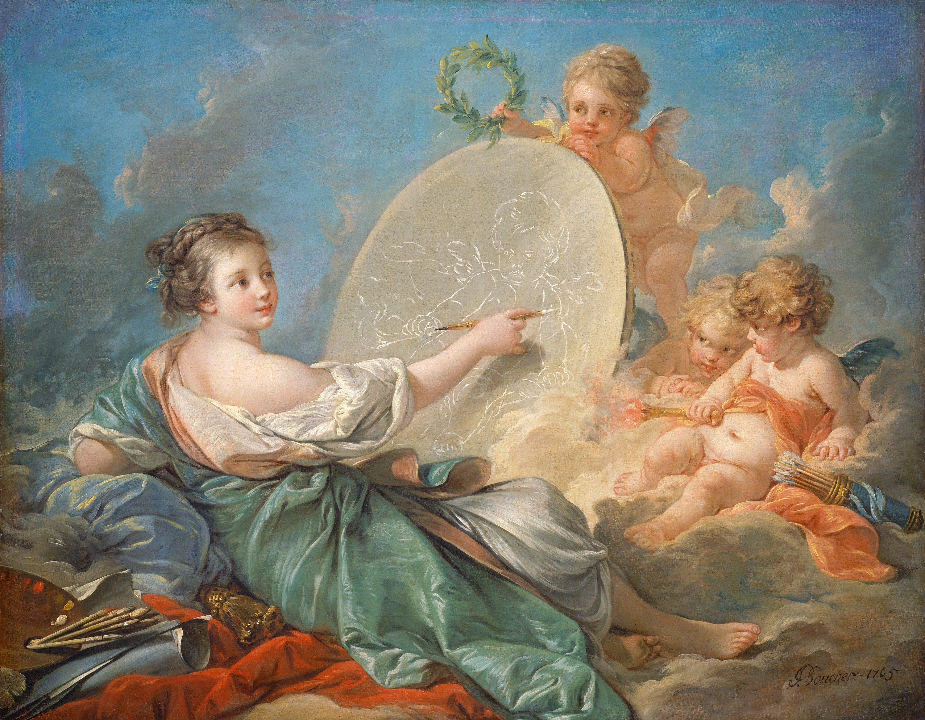Allegorie der Malerei - François Boucher