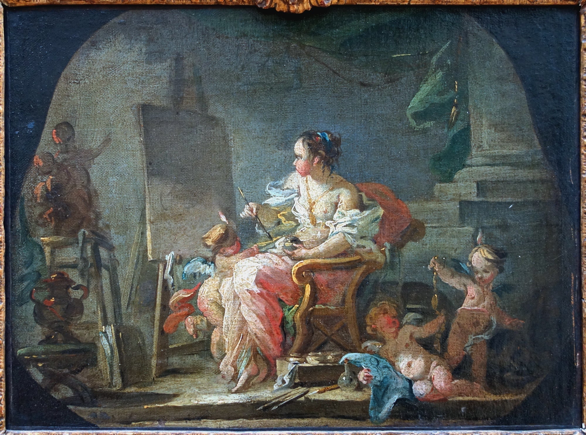 Allegorie der Malerei - François Boucher