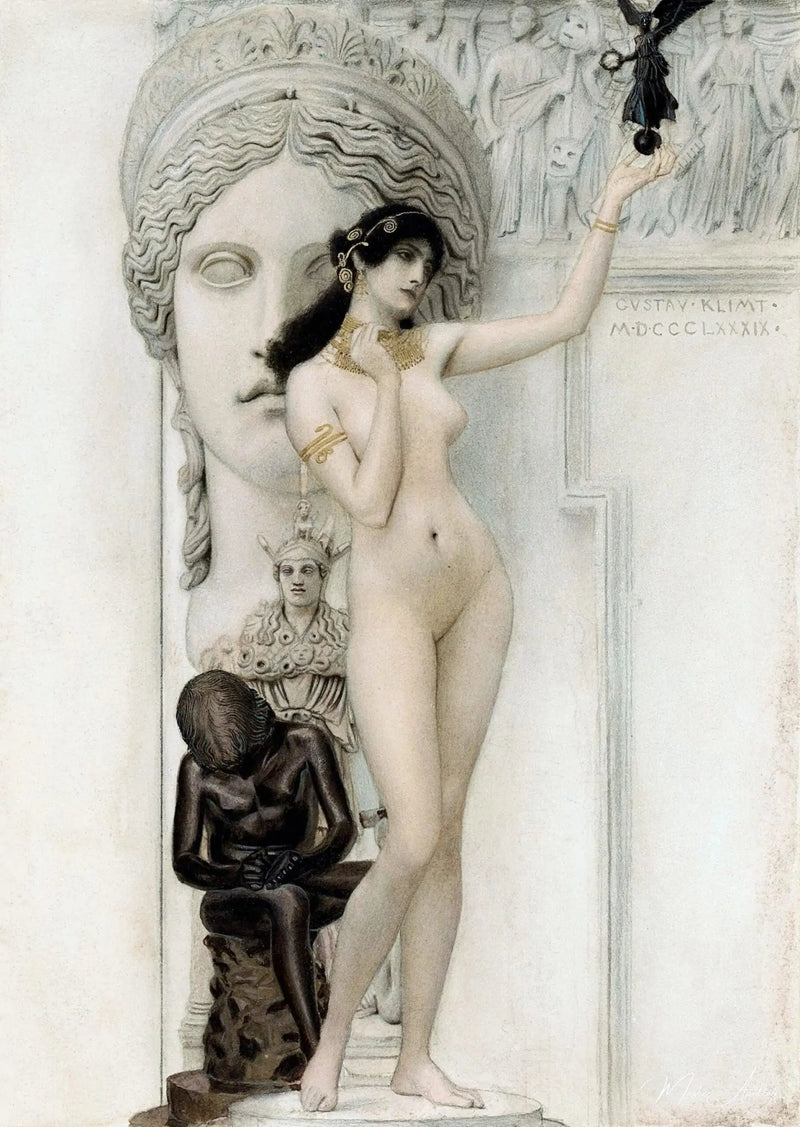 Allegorie der Bildhauerei - Gustav Klimt