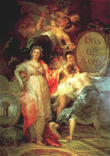 Allégorie de la ville de Madrid - Francisco de Goya image 1 tableau peint à l’huile sur toile