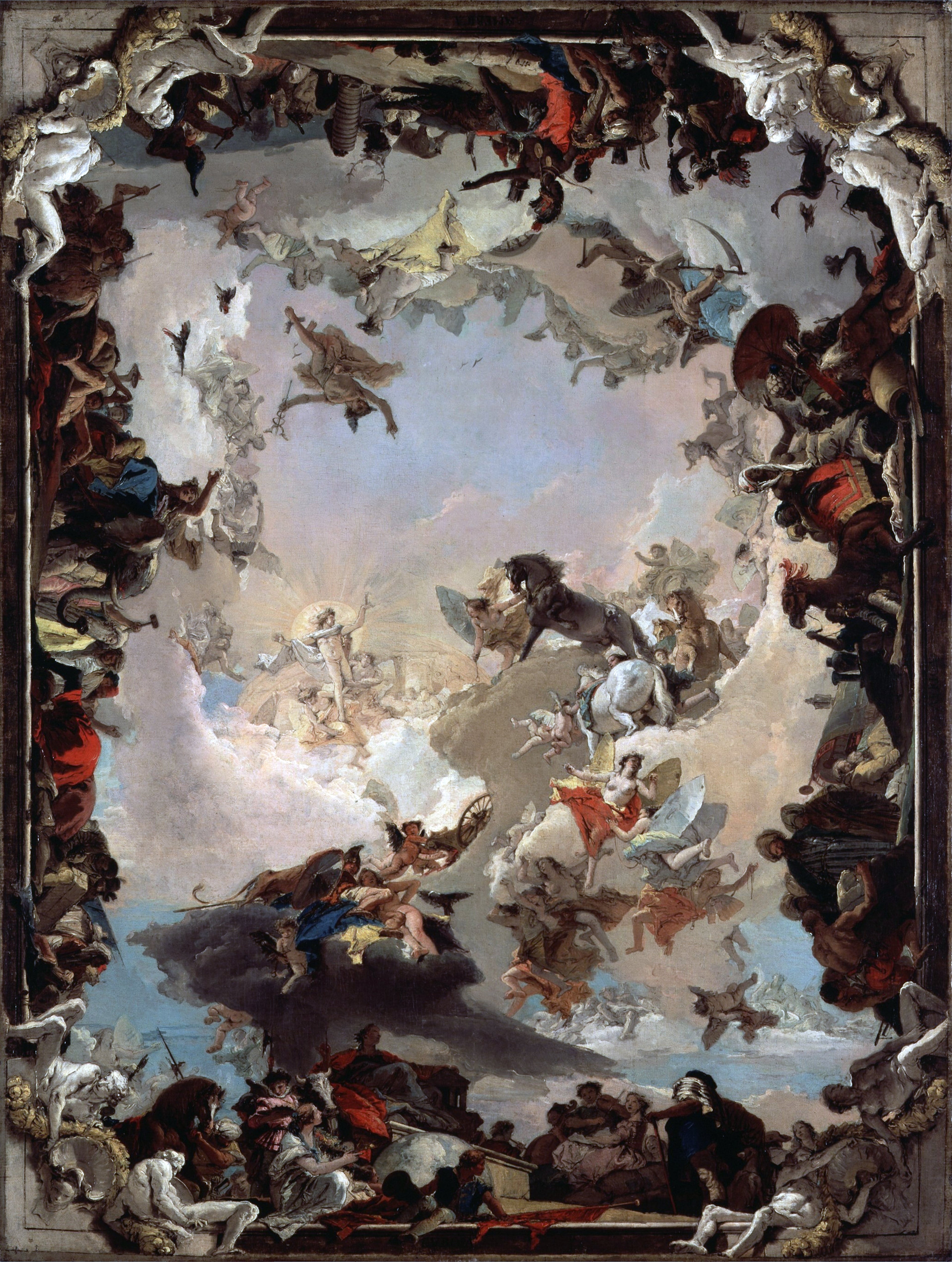 Allegorie der Planeten und Kontinente - Giovanni Battista Tiepolo