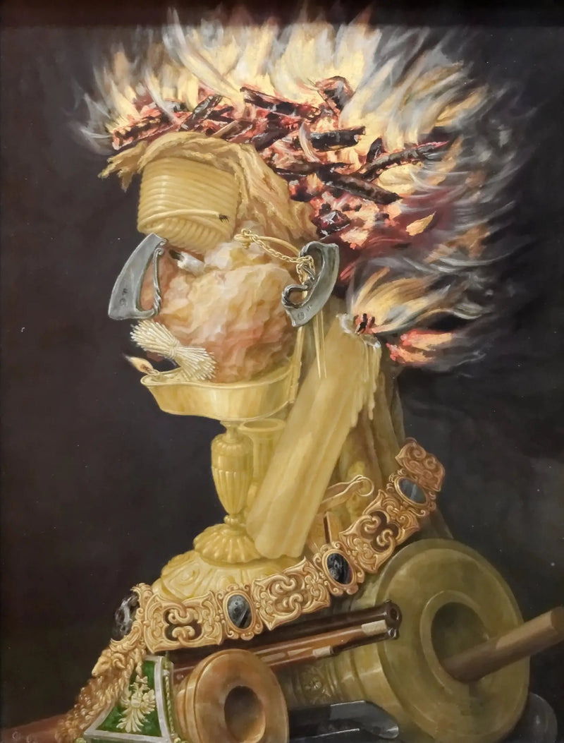 Allegorie des Feuers - Giuseppe Arcimboldo