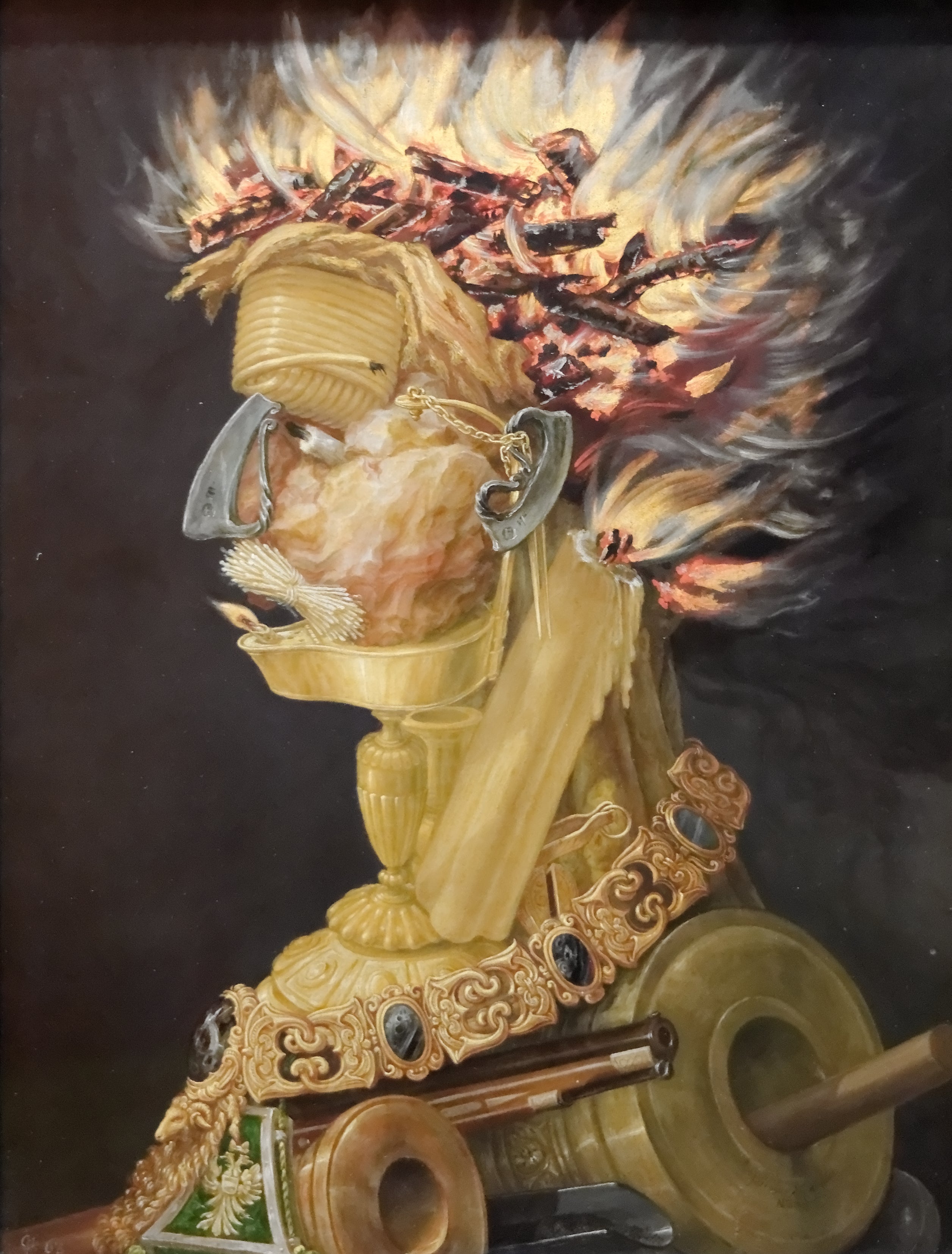 Allégorie du feu - Giuseppe Arcimboldo - Alpha Reproduction