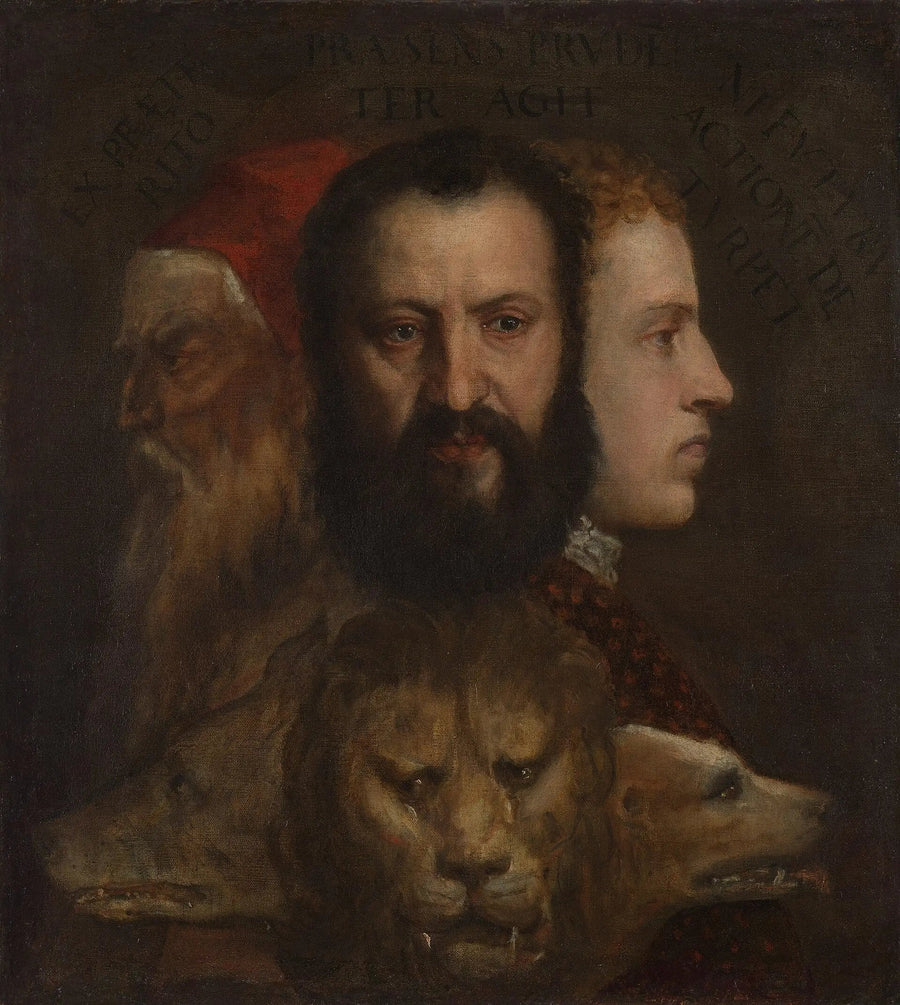 Allegorie der Zeit, regiert von der Klugheit - Titian