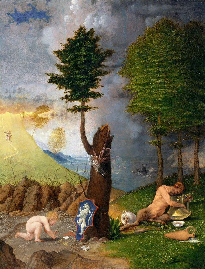 Allegorie des Lasters und der Tugend - Lorenzo Lotto