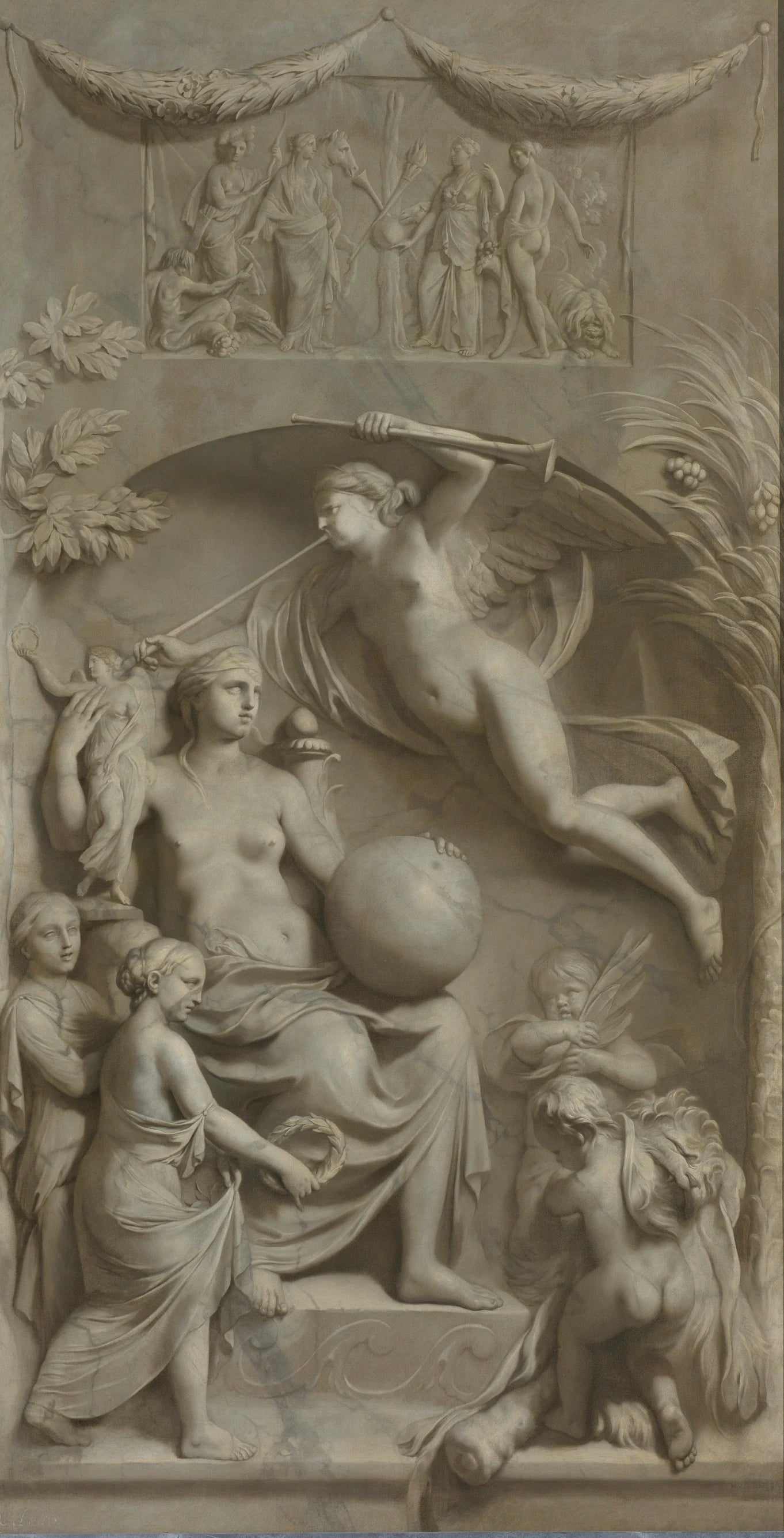 Allégorie de la renommée - Gérard de Lairesse