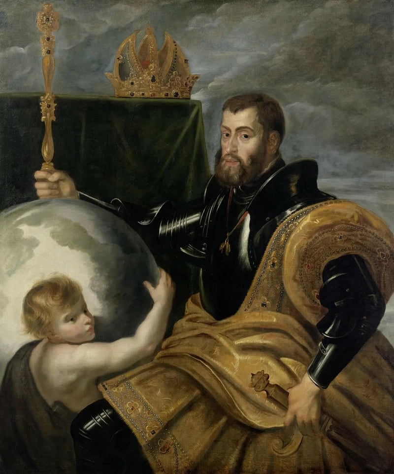 Allegorie auf den Kaiser Karl als Herrscher über weite Reiche - Peter Paul Rubens