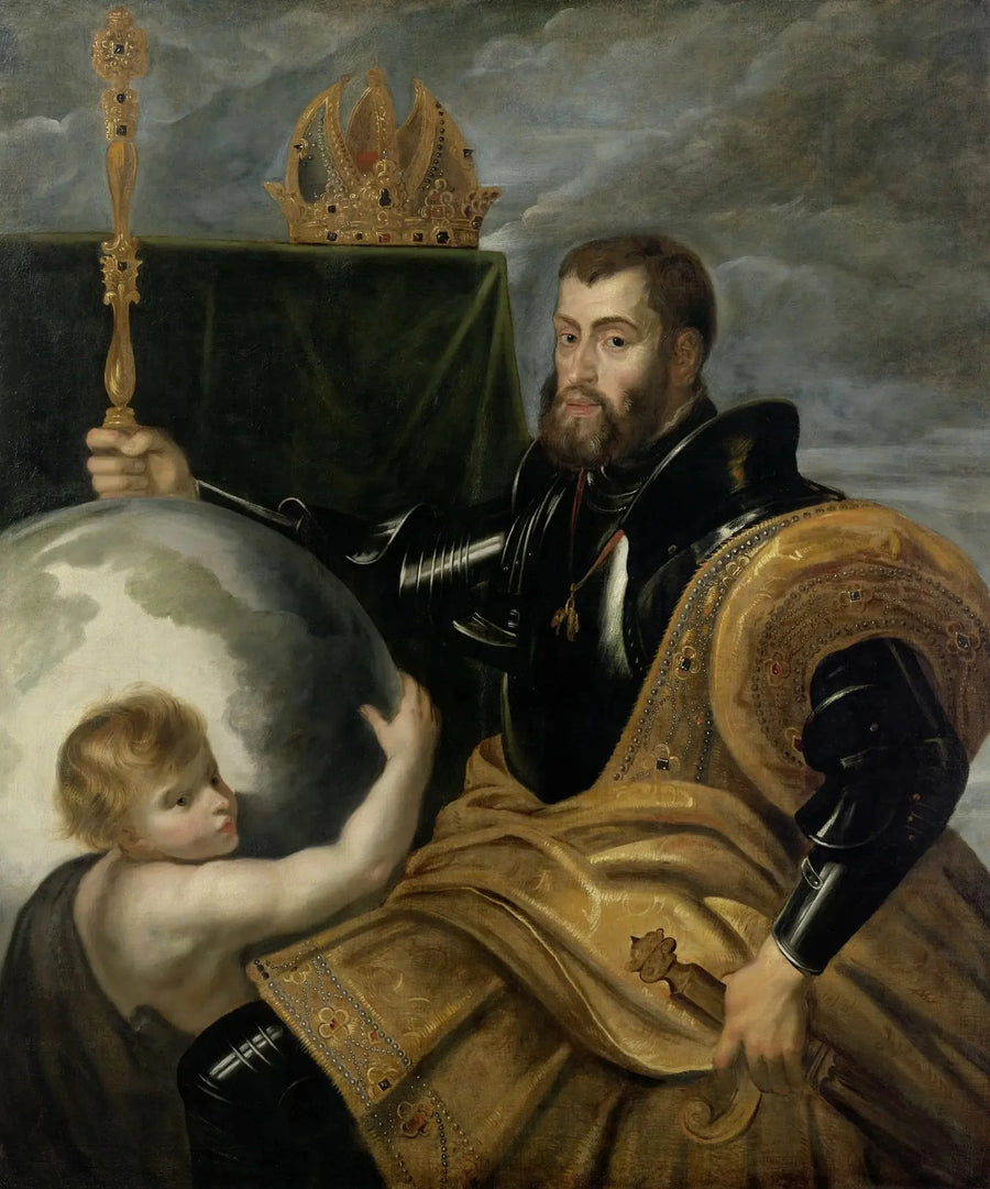 Allegorie auf den Kaiser Karl als Herrscher über weite Reiche - Peter Paul Rubens