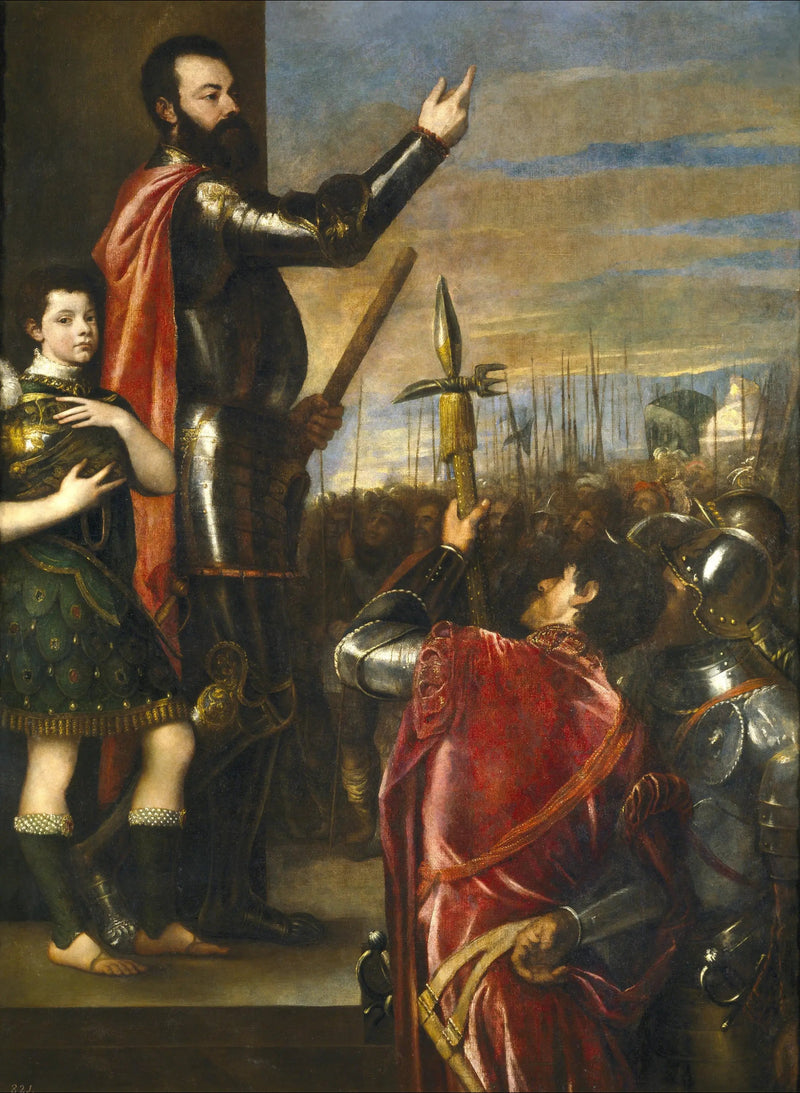 Ansprache von Alphonse d'Avalos - Titian