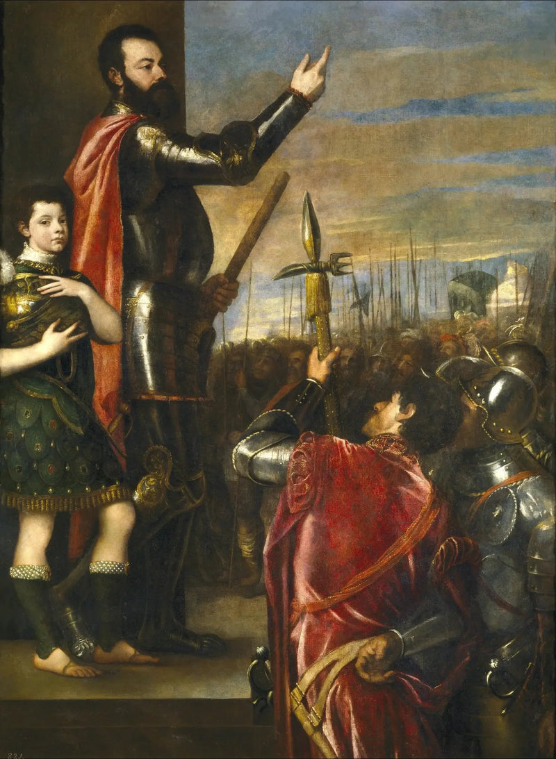 Ansprache von Alphonse d'Avalos - Titian