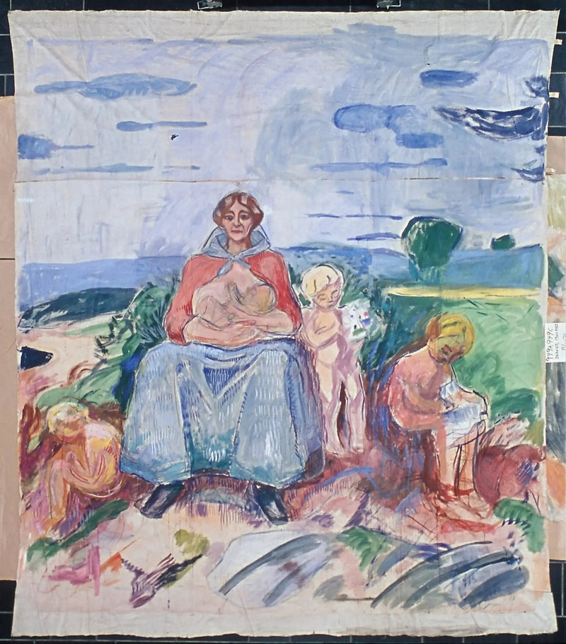 Alma Mater: zentrale Partie - Edvard Munch