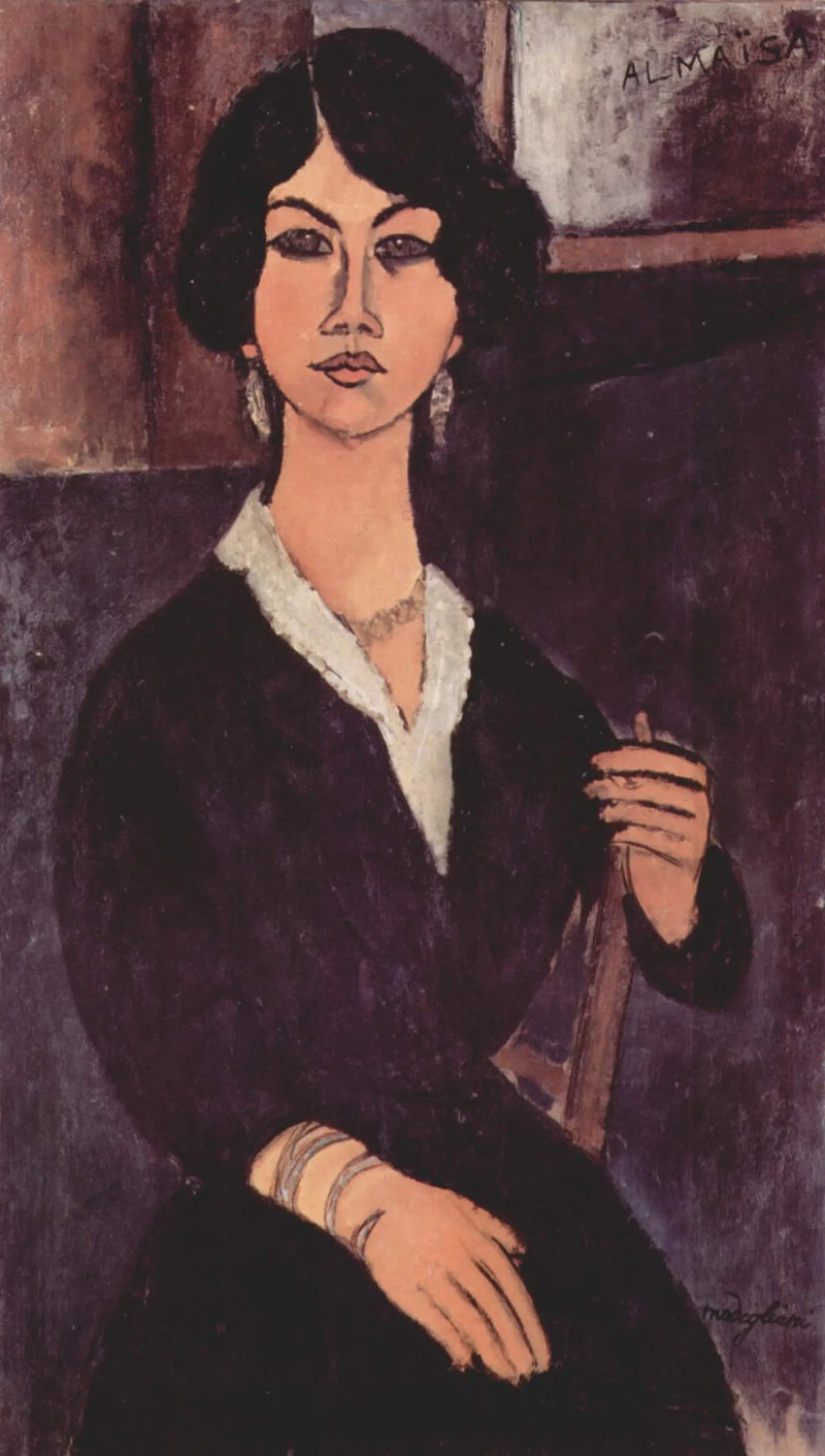 Almaiisa sitzt - Amedeo Modigliani