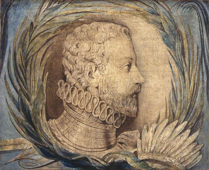 Alonso de Ercilla und Zúñiga (1533-1594) - William Blake