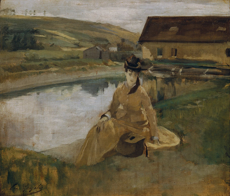 Am Wasser (Zum Wasser) - Eva Gonzalès