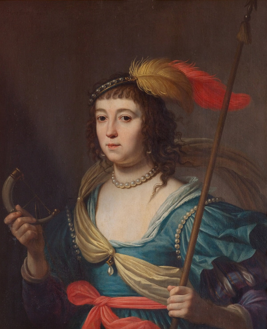 Amalia von Solms in der Rolle der Diana - Gerrit van Honthorst