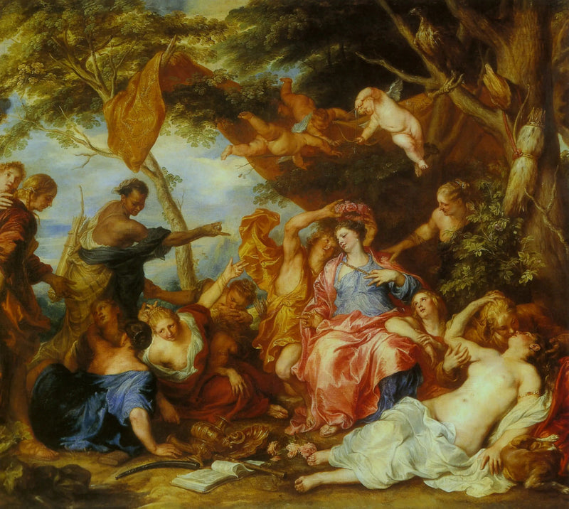Amarillis und Mirtillo - Antoine van Dyck