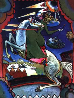 Amazonin in den Bergen - Vassily Kandinsky
