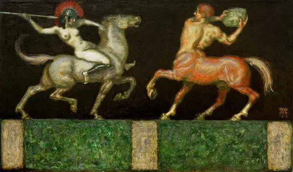 Amazone und Zentaur - Franz von Stuck