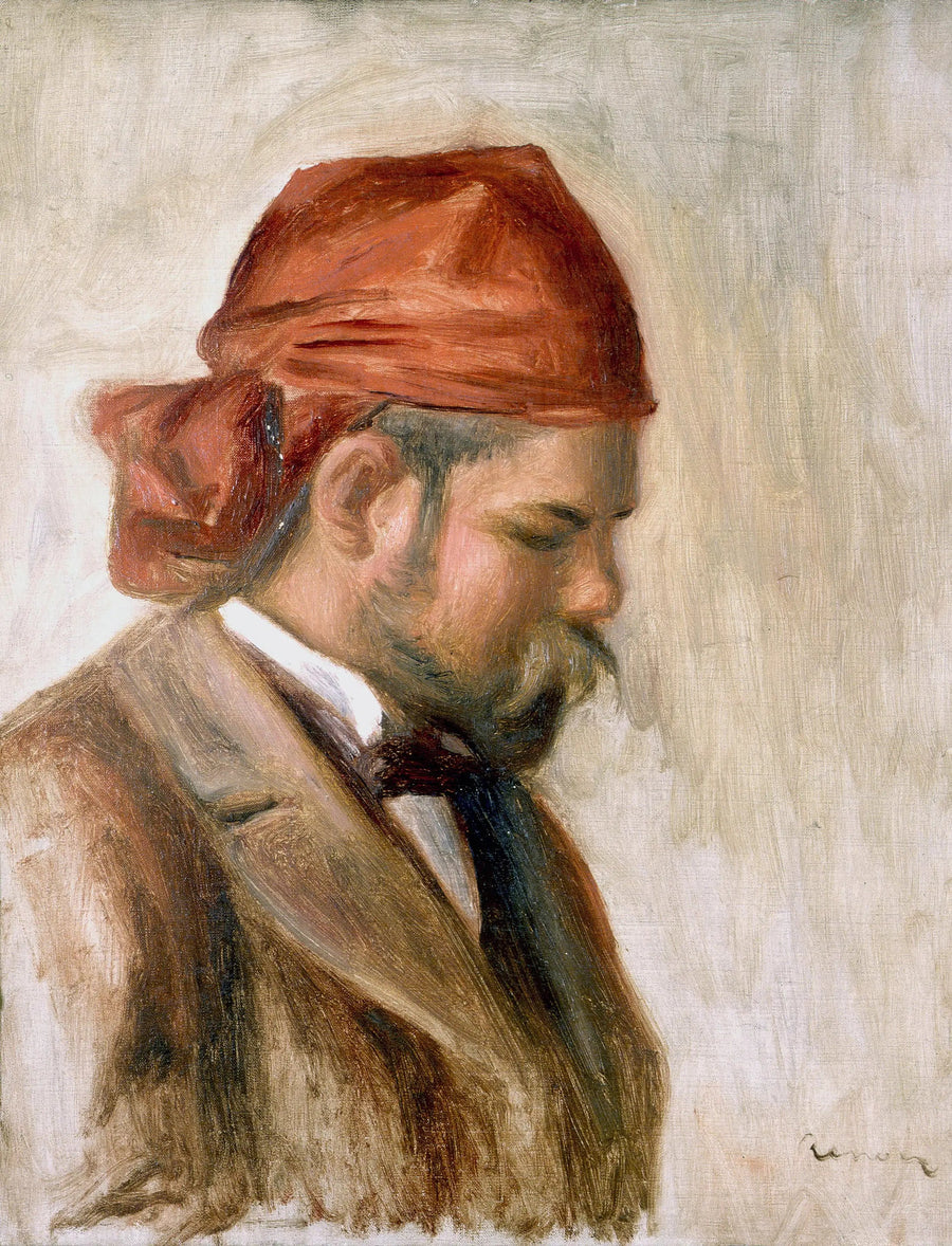 Ambroise Vollard mit rotem Schal - Pierre-Auguste Renoir