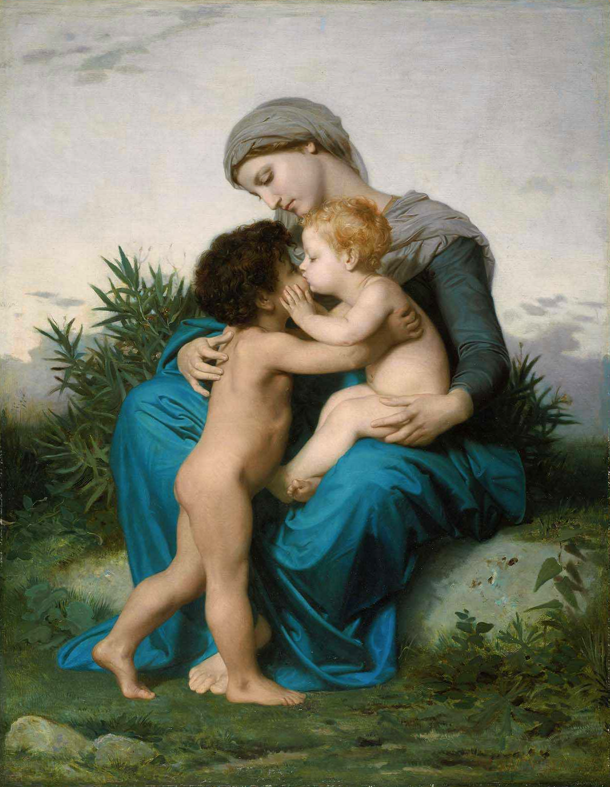 Amour fraternel de William-Adolphe Bouguereau