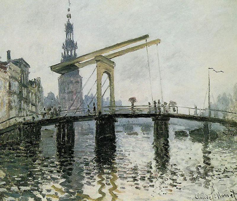 Amsterdam, Die Brücke - Claude Monet